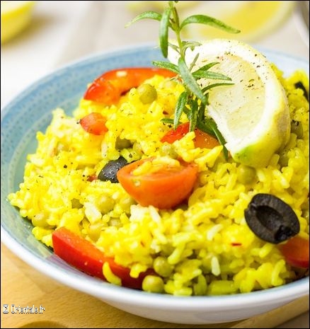 Riz aux légumes d'été Riz aux légumes d'été