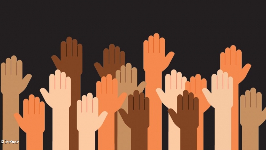 Racisme, mains