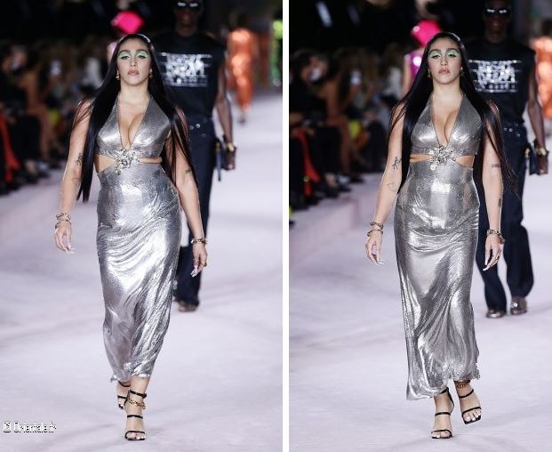 Lourdes Leon au défilé Versace lors de la Semaine de la Mode de Milan Lourdes Leon au défilé Versace lors de la Semaine de la Mode de Milan