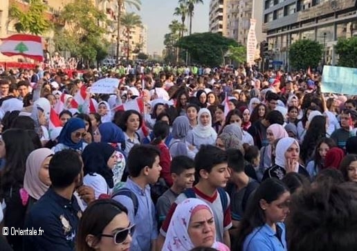 Manifestations à Saïda au Liban Manifestations à Saïda au Liban
