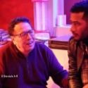 Mohamed Ramadan - � droite - ici avec Mohamed Yassin, un �crivain