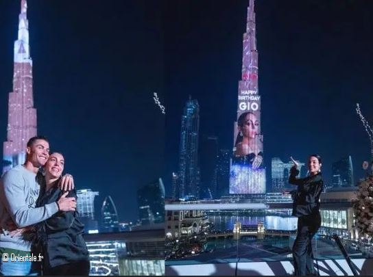 Cristiano Ronaldo et Georgina Rodriguez  Dubai en janvier 2022